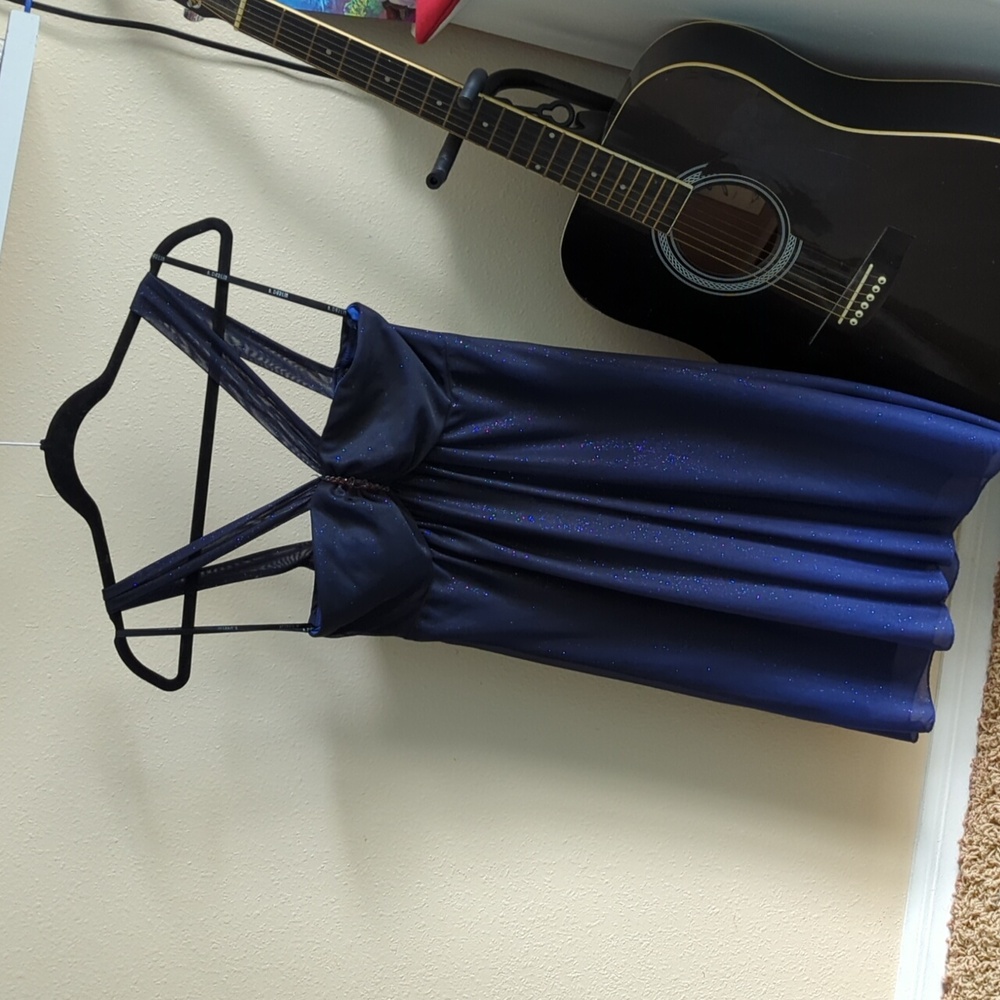Blue sparkle dress